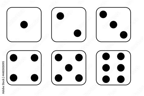 dice faces clip art.